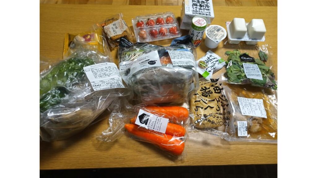 オイシックスお試しセットの中身全部。圧倒的な物量。