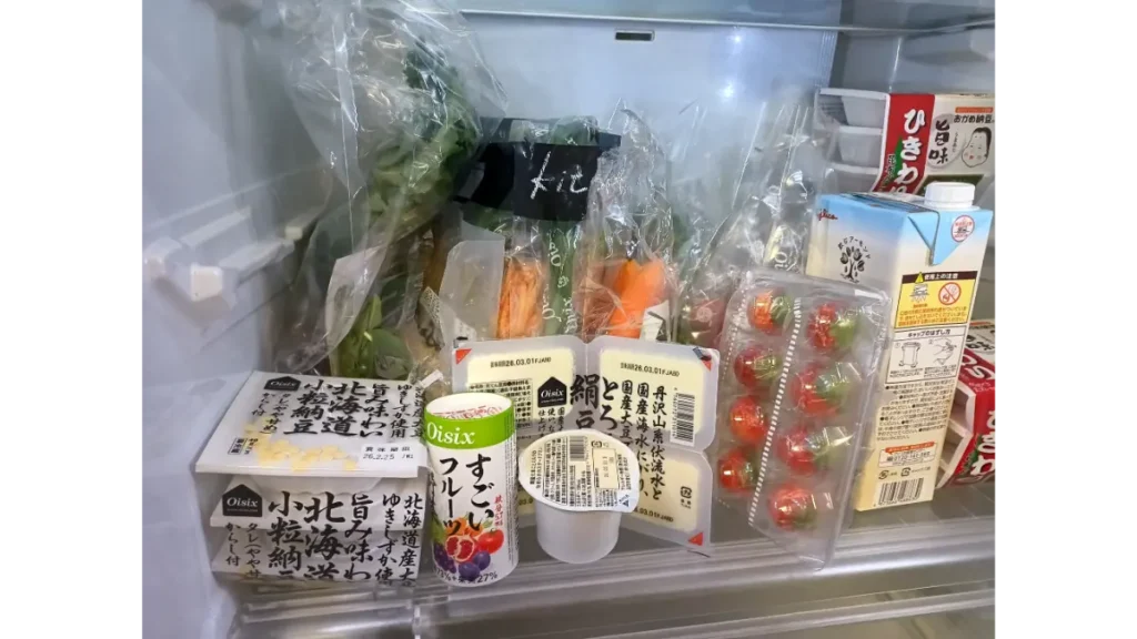 オイシックス・テトリスを我が家の冷蔵庫でやってみた。縦置きが正解！